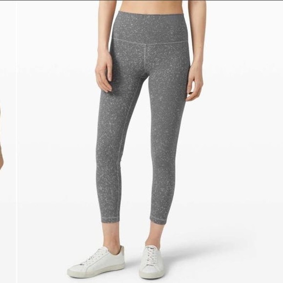 Lululemon Wunder Under High-Rise Legging *Spray 25" Washed Asphalt‎ Grey - Picture 1 of 9